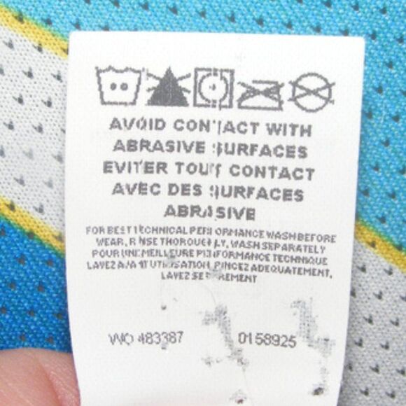 new!! SUGOI Top/Running Singlet, XL Mesh Tank, Blue/White, Sleeveless - Picture 6 of 7